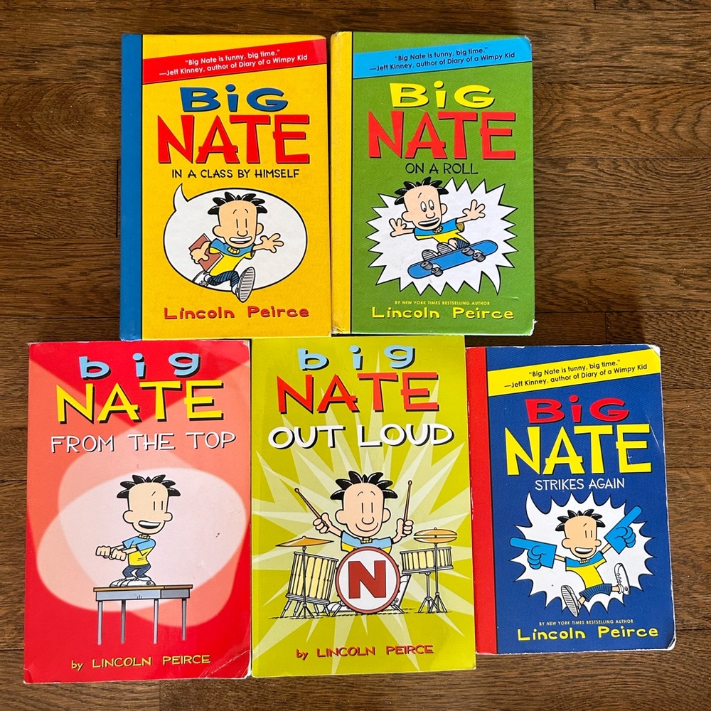 Kids Books -Big Nate - Hard & soft cover